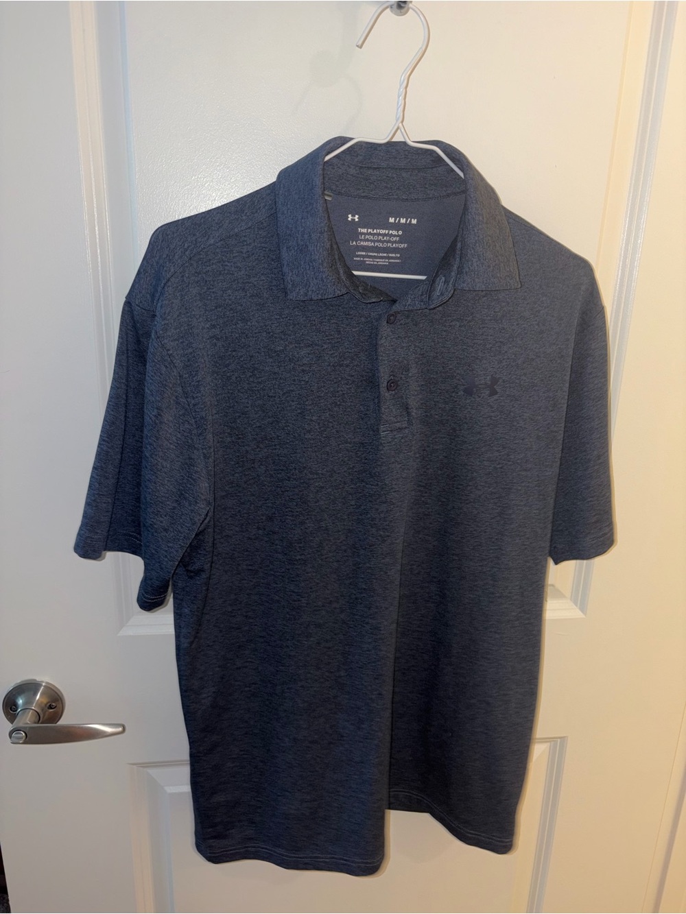Under Armour Men’s Dark Heather Navy Polo Shirt